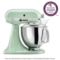 KitchenAid Artisan Series 5-Quart Tilt-Head Stand Mixer - KSM150PSPT|Batteur sur socle à tête inclinable KitchenAid de 5 pintes de la série Artisan - KSM150PSPT|KSM150PT