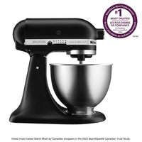 KitchenAid Ultra Power® Plus Series 4.5-Quart Tilt-Head Stand Mixer - KSM96BM | Batteur sur socle à tête inclinable KitchenAid de série Ultra Power PlusMD de 4,5 pintes - KSM96BM | KSM96BMS