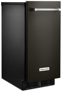 KitchenAid 15" Automatic Ice Maker - KUIX535HBS - Ice Maker in Black Stainless Steel with PrintShield™ Finish