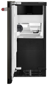 KitchenAid 15" Automatic Ice Maker - KUIX535HBS - Ice Maker in Black Stainless Steel with PrintShield™ Finish