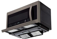 LG 2.2 Cu. Ft. Over-the-Range Microwave – LMV2257BD - Over-the-Range Microwave in Black Stainless Steel