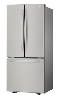 LG 21.8 Cu. Ft. 3-Door French Door Refrigerator - LRFNS2200S|Réfrigérateur LG de 21,8 pi³ à portes françaises à congélateur inférieur - LRFNS2200S|LRFNS22S