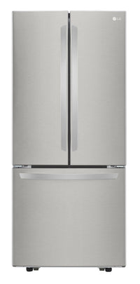 LG 21.8 Cu. Ft. 3-Door French Door Refrigerator - LRFNS2200S|Réfrigérateur LG de 21,8 pi³ à portes françaises à congélateur inférieur - LRFNS2200S|LRFNS22S