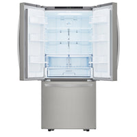 LG 21.8 Cu. Ft. 3-Door French Door Refrigerator - LRFNS2200S|Réfrigérateur LG de 21,8 pi³ à portes françaises à congélateur inférieur - LRFNS2200S|LRFNS22S