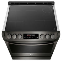 LG 6.3 Cu. Ft. Induction Front-Control Freestanding Range with ProBake Convection and EasyClean – LSE4616BD