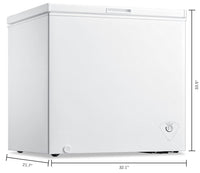 Midea 7 Cu. Ft. Chest Freezer – MC700SWAR0RC1 - Freezer in White