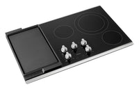 Maytag 36" Electric Cooktop with Reversible Grill and Griddle - MEC8836HS