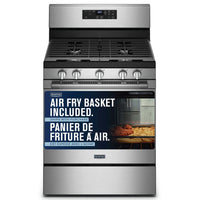 Maytag 5 Cu. Ft. Gas Range with Air Fryer and Basket - MGR7700LZ | Cuisinière à gaz Maytag de 5 pi3 avec friture à air et panier – MGR7700LZ | MGR7700S