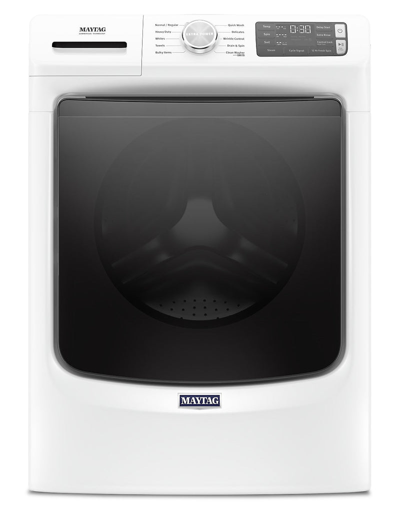 Maytag 5.2 Cu. Ft. Front-Load Washer with Extra Power - MHW5630HW|Laveuse Maytag à chargement frontal de 5,2 pi3 avec fonction Extra Power - MHW5630HW|MHW5630W