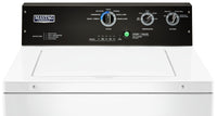 Maytag 4.0 Cu. Ft. Commercial-Grade Washer and 7.4 Cu. Ft. Commercial-Grade Dryer - White|Laveuse de 4,0 pi³ et sécheuse électrique de 7,4 pi³ Maytag BravosMC - blanches|MATL575L