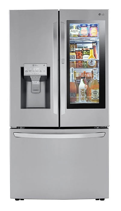 LG 30 Cu. Ft. 36" InstaView Door-in-Door® with Craft Ice Maker - LRFVS3006S - Refrigerator in Fingerprint-Resistant Stainless Steel