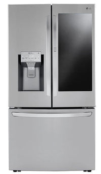 LG 30 Cu. Ft. 36" InstaView Door-in-Door® with Craft Ice Maker - LRFVS3006S - Refrigerator in Fingerprint-Resistant Stainless Steel