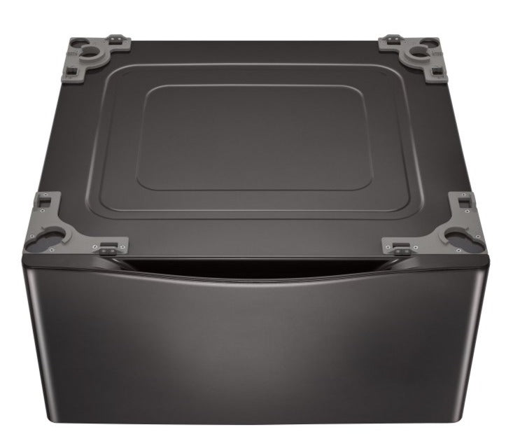 LG 27" Laundry Storage Pedestal - WDP4B - Laundry Pedestal in Black Steel