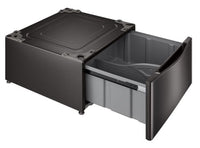 LG 27" Laundry Storage Pedestal - WDP4B - Laundry Pedestal in Black Steel