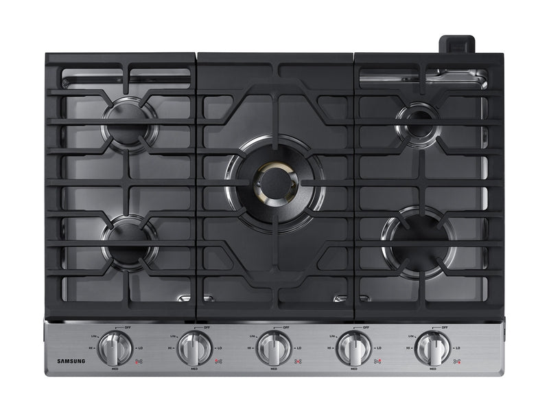 Samsung 30" 5-Burner Gas Cooktop with Bluetooth - NA30N7755TS/AA|Surface de cuisson à gaz Samsung de 30 po à 5 brûleurs avec Bluetooth - NA30N7755TS|NA30N77S