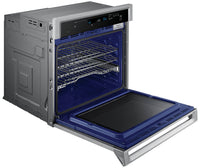 Samsung 5.1 Cu. Ft. Convection Wall Oven with Steam Bake - NV51K6650SS - Electric Wall Oven in Stainless Steel