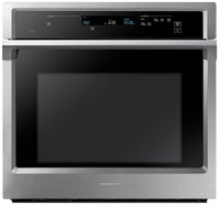 Samsung 5.1 Cu. Ft. Convection Wall Oven with Steam Bake - NV51K6650SS - Electric Wall Oven in Stainless Steel