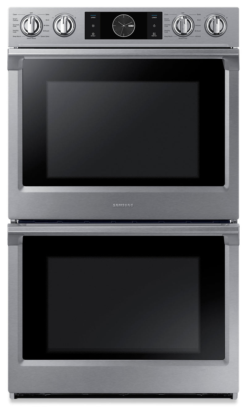 Samsung 10.2 Cu. Ft. Convection Double Oven with Steam Bake and Flex Duo - NV51K7770DS/AA - Double Wall Oven in Stainless Steel