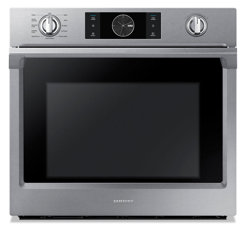 Samsung 5.1 Cu. Ft. Convection Wall Oven with Steam Bake - NV51K7770SS/AA|Four mural Samsung de 5,1 pi3 à convection avec cuisson à la vapeur - NV51K7770SS/AA|NV51K77S