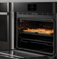 GE Profile 30" 5.0 Cu. Ft. Smart Convection Single Wall Oven with Air Fry - PTS7000SNSS - Electric Wall Oven in Stainless Steel
