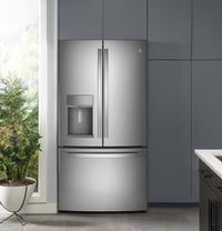 GE Profile 22.1 Cu. Ft. Door-in-Door French-Door Refrigerator - PYD22KYNFS - Refrigerator in Fingerprint Resistant Stainless Steel 