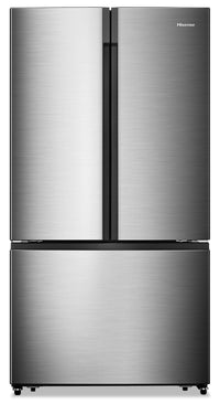Hisense 21.1 Cu. Ft. French-Door Counter-Depth Refrigerator – RF208N6ASE - Refrigerator in Fingerprint-Resistant Stainless Steel