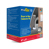 Dundas Jafine ProFlex™ Dryer-to-Duct Connector Kit and 4" Metal Worm Gear Clamps Package