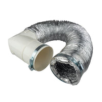 Dundas Jafine ProFlex™ Dryer-to-Duct Connector Kit and 4" Metal Worm Gear Clamps Package