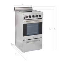Prestige by Unique 20" Convection Electric Range - UGP-20V EC S/S | Cuisinière électrique Prestige par Unique de 20 po à convection - UGP-20V EC S/S | D79GD759