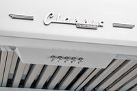 Classic Retro by Unique 24" Under Cabinet Range Hood - UGP-24CR RH W | Hotte de cuisinière sous l'armoire Classic Rétro par Unique de 24 po - UGP-24CR RH W | D79GEBT6