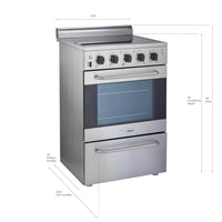 Prestige by Unique 24" Convection Electric Range - UGP-24V EC S/S | Cuisinière électrique Prestige par Unique de 24 po à convection - UGP-24V EC S/S | D79GB3LH