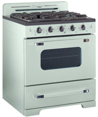 Classic Retro by Unique 30" Convection Gas Range - UGP-30CR LG | Cuisinière à gaz Classic Rétro par Unique de 30 po à convection - UGP-30CR LG | D79GY76N