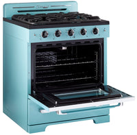 Classic Retro by Unique 30" Convection Gas Range - UGP-30CR T | Cuisinière à gaz Classic Rétro par Unique de 30 po à convection - UGP-30CR T | D79GNDGG