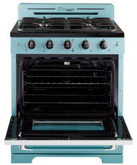 Classic Retro by Unique 30" Convection Gas Range - UGP-30CR T | Cuisinière à gaz Classic Rétro par Unique de 30 po à convection - UGP-30CR T | D79GNDGG