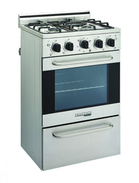 Prestige by Unique 20″ Convection Gas Range - UGP-20V PC1 S/S  | Cuisinière à gaz Prestige par Unique de 20 po à convection - UGP-20V PC1 S/S  | D79GEE9O