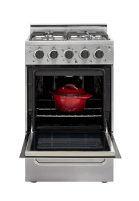 Prestige by Unique 20″ Convection Gas Range - UGP-20V PC1 S/S  | Cuisinière à gaz Prestige par Unique de 20 po à convection - UGP-20V PC1 S/S  | D79GEE9O