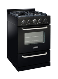 Off-Grid by Unique 24" Propane Range with Battery Ignition - UGP-24G OF1 B | Cuisinière au gaz propane Hors réseau par Unique de 24 po avec allumage à pile - UGP-24G OF1 B | D79G0QDI