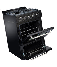 Off-Grid by Unique 24" Propane Range with Battery Ignition - UGP-24G OF1 B | Cuisinière au gaz propane Hors réseau par Unique de 24 po avec allumage à pile - UGP-24G OF1 B | D79G0QDI