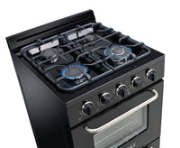 Off-Grid by Unique 24" Propane Range with Battery Ignition - UGP-24G OF1 B | Cuisinière au gaz propane Hors réseau par Unique de 24 po avec allumage à pile - UGP-24G OF1 B | D79G0QDI