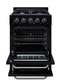 Off-Grid by Unique 24" Propane Range with Battery Ignition - UGP-24G OF1 B | Cuisinière au gaz propane Hors réseau par Unique de 24 po avec allumage à pile - UGP-24G OF1 B | D79G0QDI