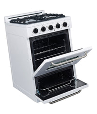 Off-Grid by Unique 24" Propane Range with Battery Ignition - UGP-24G OF1 W | Cuisinière au gaz propane Hors réseau par Unique de 24 po avec allumage à pile - UGP-24G OF1 W | D79GBBNL