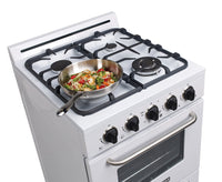 Off-Grid by Unique 24" Propane Range with Battery Ignition - UGP-24G OF1 W | Cuisinière au gaz propane Hors réseau par Unique de 24 po avec allumage à pile - UGP-24G OF1 W | D79GBBNL