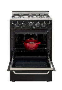 Prestige by Unique 24″ Convection Gas Range - UGP-24V PC1 B | Cuisinière à gaz Prestige par Unique de 24 po à convection - UGP-24V PC1 B | D79GI5FZ