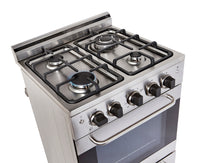 Prestige by Unique 24″ Convection Gas Range - UGP-24V PC1 S/S | Cuisinière à gaz Prestige par Unique de 24 po à convection - UGP-24V PC1 S/S | D79GHTF5