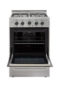 Prestige by Unique 24″ Convection Gas Range - UGP-24V PC1 S/S | Cuisinière à gaz Prestige par Unique de 24 po à convection - UGP-24V PC1 S/S | D79GHTF5