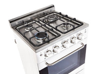 Prestige by Unique 24″ Convection Gas Range - UGP-24V PC1 W | Cuisinière à gaz Prestige par Unique de 24 po à convection - UGP-24V PC1 W | D79GTIVC