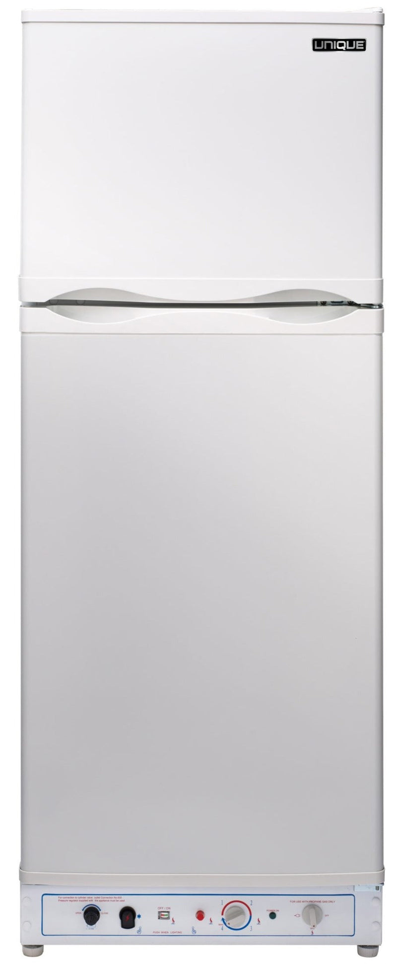 Off-Grid by Unique 8 Cu. Ft. Propane Refrigerator with Direct Vent - UGP-8C DV W | Réfrigérateur au gaz propane Hors réseau par Unique de 8 pi3 avec ventilation directe - UGP-8C DV W | D79GHD7M