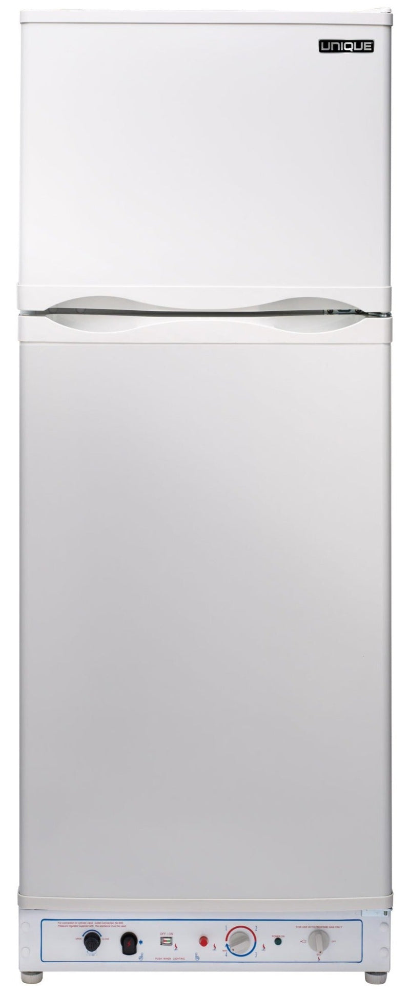 Off-Grid by Unique 8 Cu. Ft. Propane Refrigerator with Co Monitor - UGP-8C CM W | Réfrigérateur au gaz propane Hors réseau par Unique de 8 pi3 avec moniteur de CO - UGP-8C CM W | D79GVAUT