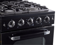 Classic Retro by Unique 24" Convection Gas Range - UGP-24CR B | Cuisinière à gaz Classic Rétro par Unique de 24 po à convection - UGP-24CR B | D79G503V
