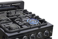 Classic Retro by Unique 24" Convection Gas Range - UGP-24CR B | Cuisinière à gaz Classic Rétro par Unique de 24 po à convection - UGP-24CR B | D79G503V